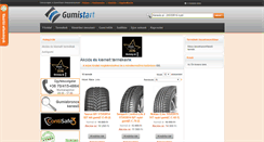 Desktop Screenshot of gumistart.hu
